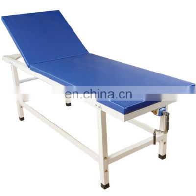 Cheap Stainless Steel Metal  Folding  Medical Patient Examination bed Clinic Gynecology couch