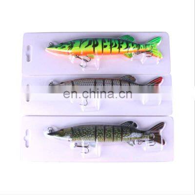 Multi-jointed 5 Colors 20.5cm/69g Trolling Lure Minnow for Freshwater Saltwater photo-3
