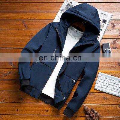 Men's Long Sleeve Casual Jacket Aviator Motorcycle Jacket photo-3