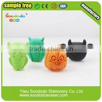 Newest design Hallowmas eraser with owl shaped