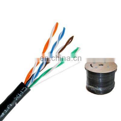 cheap price Lan cable Cat 5e UTP CCA 24AWG for network indoor/outdoor