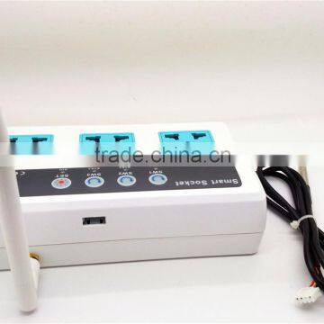 2200W 10A QUADBAND SMS/CALL Remote Controlled GSM Power Socket With 3 Outlets Which Also Supports Temperature Control photo-3