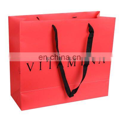 Custom Printed Personalized Matte Laminated Retail Shopping Euro Tote Paper Bag With Logos photo-5