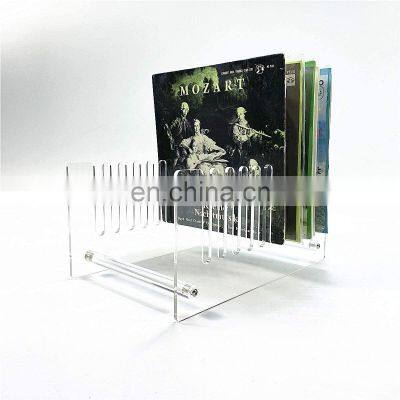 Acrylic LP Vinyl Record Storage Holder Album Record Racks Display