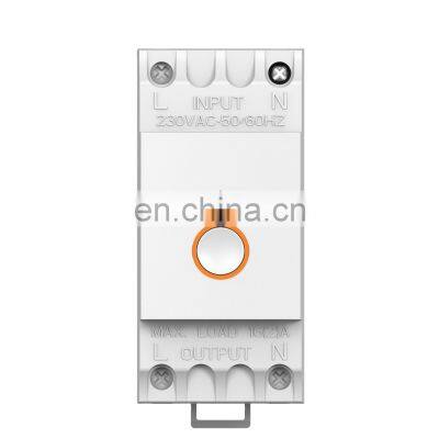 ZigBee 16A Din-Rail Relay energy measurement and remote on/off