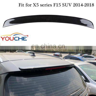 Performance P style carbon fiber roof spoiler for BMW X5 F15 SUV 2014-2018