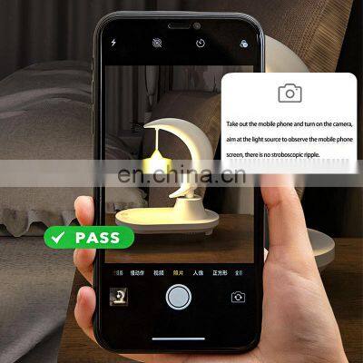 Rgb Bluetooth Desk Led Lamp Usb Wireless Charger Touch Bedside Lamp With Bluetooth Speaker photo-5