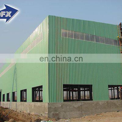 Qingdao H section structural steel construction hall warehouse buildings for sale