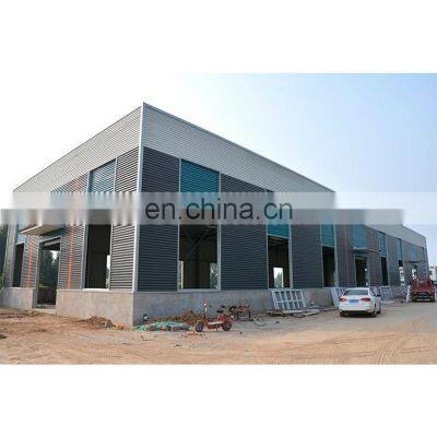 China cheap steel structure building prefabricated warehouse/workshop with design