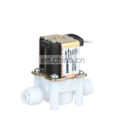 COVNA DN8 1/4 inch 2 Way 24VDC Normally Closed PP Plastic Washing Machine Solenoid Valve