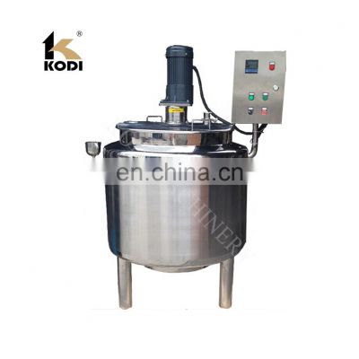 Horizontal Mixing Tank Mixing Vessel Stirred Tank