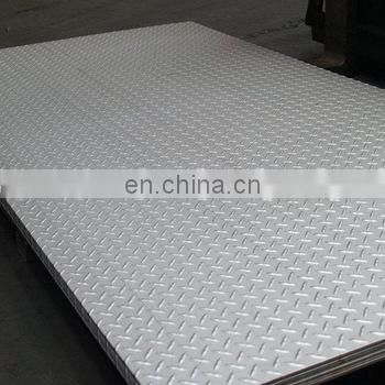 Decorative Embossed 201 304 304L 316L Chequered Stainless Steel Sheet