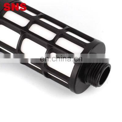 SNS PSU Series Black Color Pneumatic Air Exhaust Muffler Filter Plastic Silencer for Noise Reducing photo-4