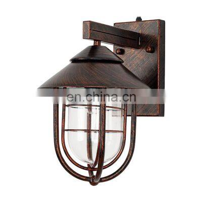 New Hot Modern Black Luxury Upside Down Led Outdoor Sconces Lamps For Porch Patio Sidewalk Landscape Lights