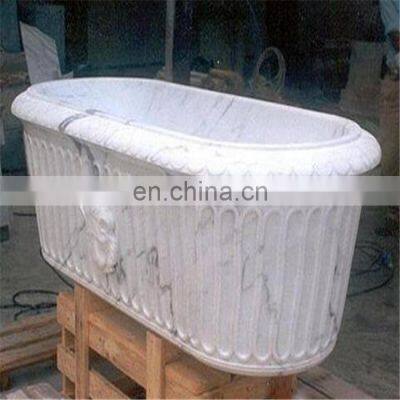 Hot Sale 2 Sided Skirt Bathtub,natural Stone Bathtub photo-5
