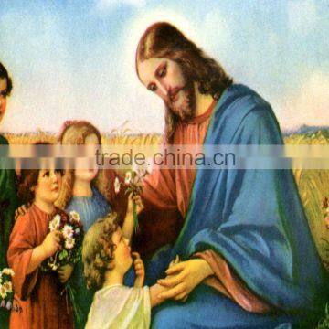 PPT/PET/PP 3D lenticular wall decorated picture of religion painting