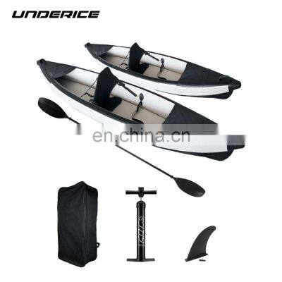 High Quality Inflatable Drop Stitch Fishing Surfing Canoe Rowing Boat Inflatable Kayak for Adult photo-2