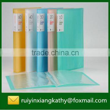 Transparent Executive Types Of Plastic Display Book