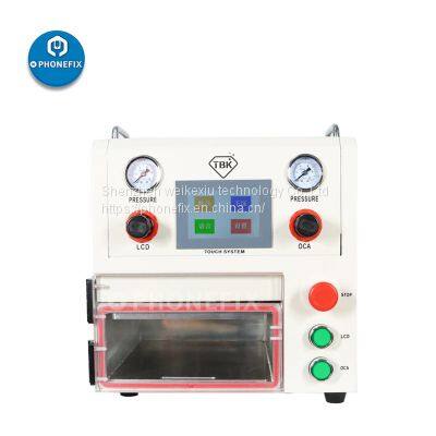 TBK108P 7 Inch EDGE LCD Screen Vacuum Laminating Machine OCA Laminator Bubble Remover Mobile