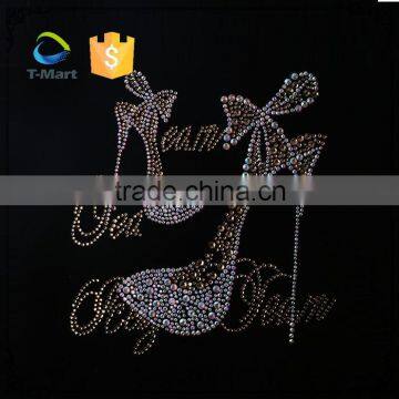 wholesale custom black girls rock rhinestone heat transfers                        
                                                                                Supplier's Choice