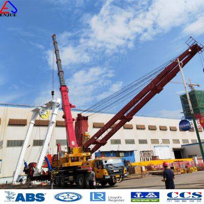 Enjue Type 40ton ABS CCS LR BV Approved  Stiff Boom Steel Rope Luffing Marine Deck  Ship Crane Pedestal Offshore Crane Dock Crane with Best Service for Sale