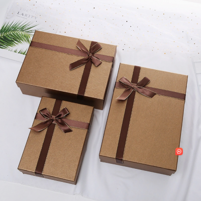 High-end Customizable Size Box Delivery Box Kraft Paper photo-5