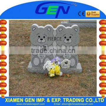 Teddy Bear Shaped Baby Tombstones