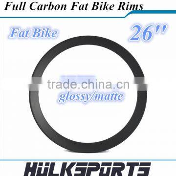 Fat bicycle wheels Tubuless Hookless 90mm Width fat bike rims snow bike rim 32 holes rim