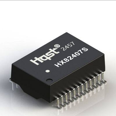 GX82405SP 10G Industrial POE Ethernet Transformer Module 24Pin LAN Pulse Isolation Filter for Network Card PCB
