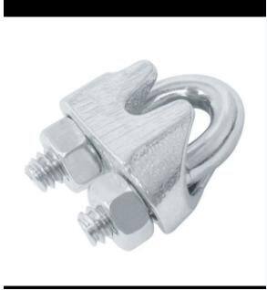 Factory Wholesales Rigging Hardware Lifting Malleable Wire Rope Clamp DIN741 photo-2