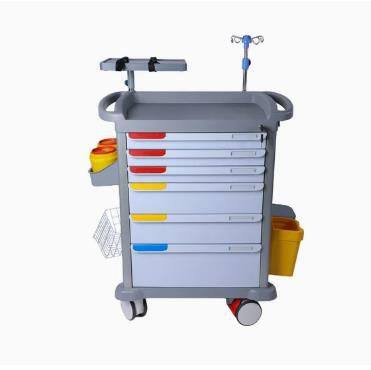 Medical Cart Multi-Functional Hospital Trolley ABS Professional Material Hospital Treatment Trolley photo-3