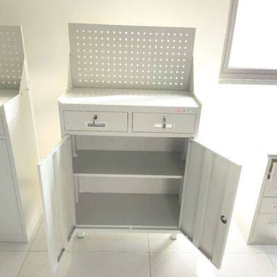 Vocational School Tool Cart with Organizers & Lock - Durable Storage for Engineering Students