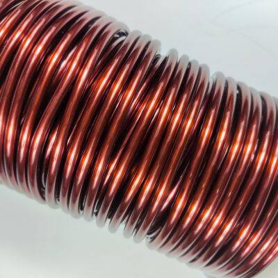 Factory Price 5.0 mm Enameled Aluminum Wire EI/AIWA 220 Magnet Wire Wooden Spool Packaged Wires photo-3