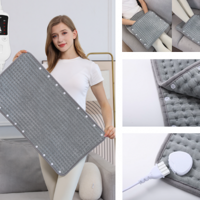 Manta de Aquecimento Monoblock para Uso em Casa para Aquecer as Costas com Temperatura Constante em Flanela, Cobertor Elétrico Especializado (Wechat: 13510231336)