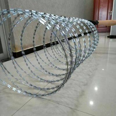 Razor Barbed Wire with Mill Test Report - Custom Lengths Available for Projects