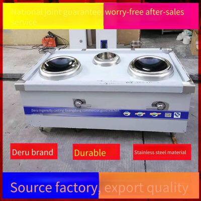 Deru Double-head Single-tail Stir-fry Stove, Large Electric Stir-fry Stove, High-power Commercial Electromagnetic Stove for Hotel and Catering Stir-frying photo-3