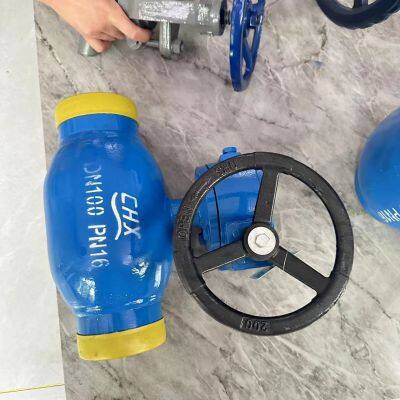 Russian Standard GOST 20 Steel Cast Steel PN16 PN25 Welded Ball Valve Fully Port Welding Ball Valve Factory Price photo-6