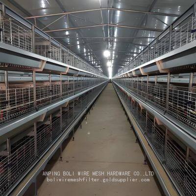 30000 Layers Modern Poultry House Design H Type Egg Laying Hens Chicken Battery Cage Farming System With Lighting BOLI