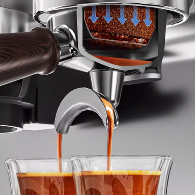Coffee Maker with Energy-Saving Mode and Auto Shut-Off