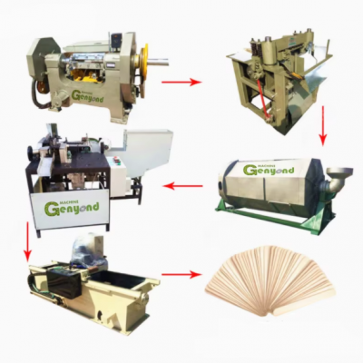 Новая машина для резьбы по дереву для производства деревянных ложечек для мороженого и язычковых пластинок