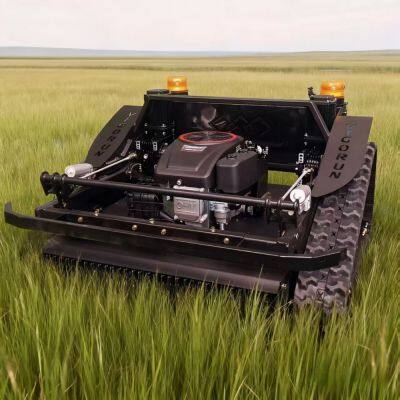 Petrol Customization Color Low Power Consumption Remote Control Lawn Mower on Tracks