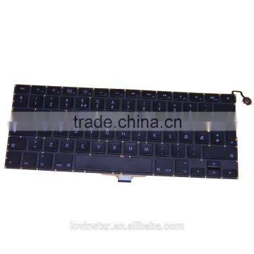 Used computers keyboard Norwegian Replacement For Laptop Apple Macbook AIR 13" A1304 2008 2009
