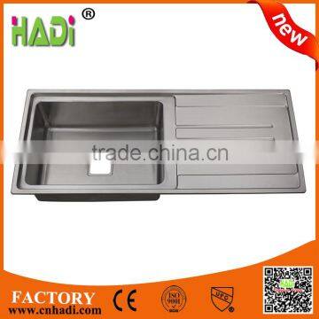 Modern kitchen designs stainless steel sink with drainboard HD11650A