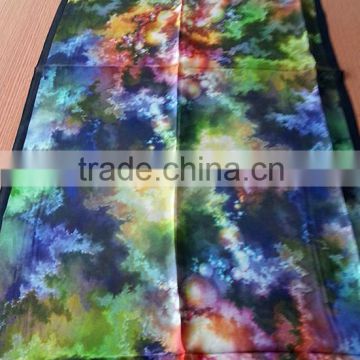 Ladies woven digital printed silk scarf