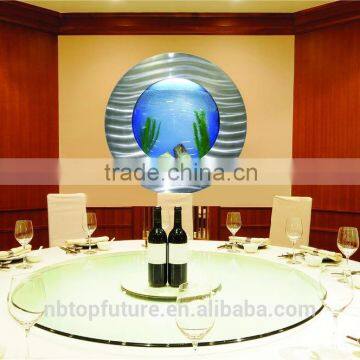 Round Glass Aquarium Wall Mounted Aquarium Fish Tank photo-4