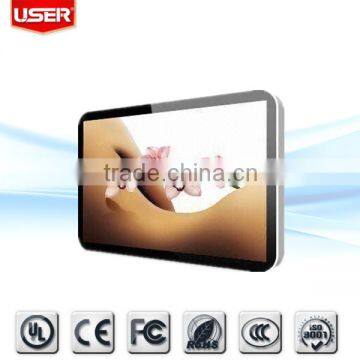 WALL mount LED advertising touchscreen video player