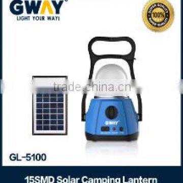 30SMD LED Solar Camping Lantern 4V2500mAH Sealed Lead-acid Battery Handle photo-3