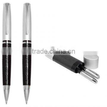 Black color double pen put in one box for business