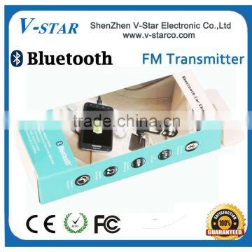 Private car mp3 player FM Transmitter with CE, FCC and RoHS certifications, supports OEM & ODM