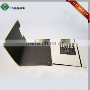 Glossy Cardboard File Binder With Elastic Band photo-4
